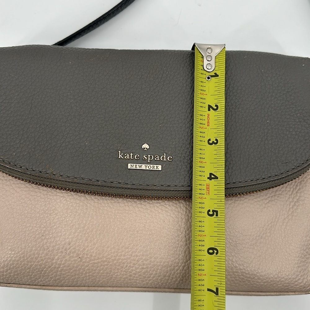 Kate Spade Two Tone Leather Crossbody Purse - Picture 8 of 16